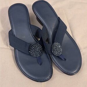Elegant Navy Women's Sandals